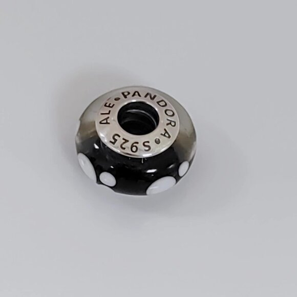 Pandora Classic Mickey Murano Charm Murano Glass Bead Charm S925 ALE - Picture 3 of 5